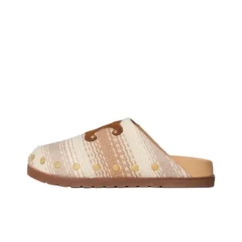 CELINE Closed Toe Slippers Women's Tan