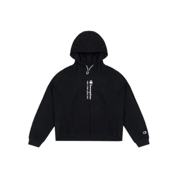 Champion Straight Long Sleeved T Shirt Women's Black