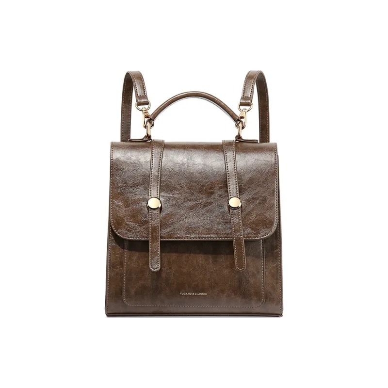 TUCANO PU Backpack Women's Mocha-0