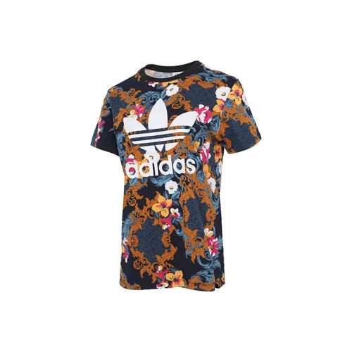 adidas kids Originals Set in Sleeve T Shirt Women's Multicolor