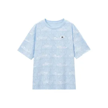 EICHITOO T Shirt Women's Light Blue Pattern