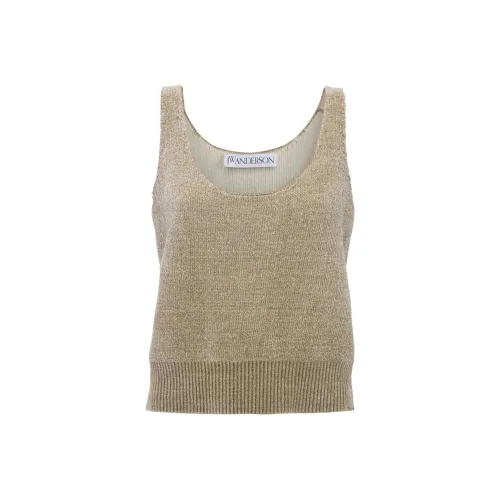 JW Anderson Round neck Chenille Tank Top