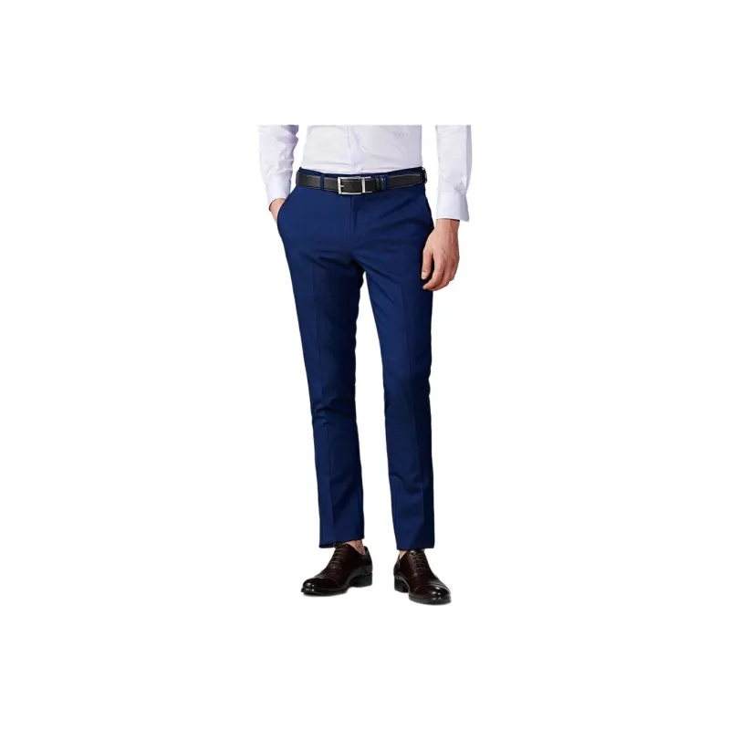 JODOLL Casual Pants Men Blue-0