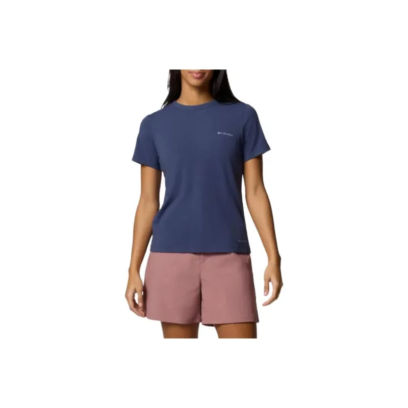 Columbia Sun Trek Regular T-Shirt Women's Dark Blue-0