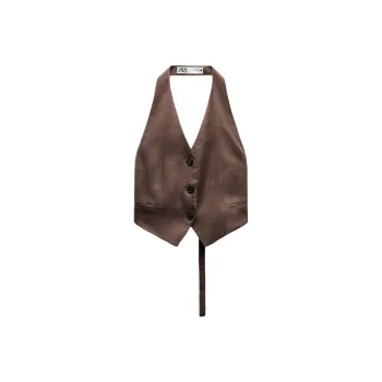 ZARA ZW Series Tank Tops Women's Brown