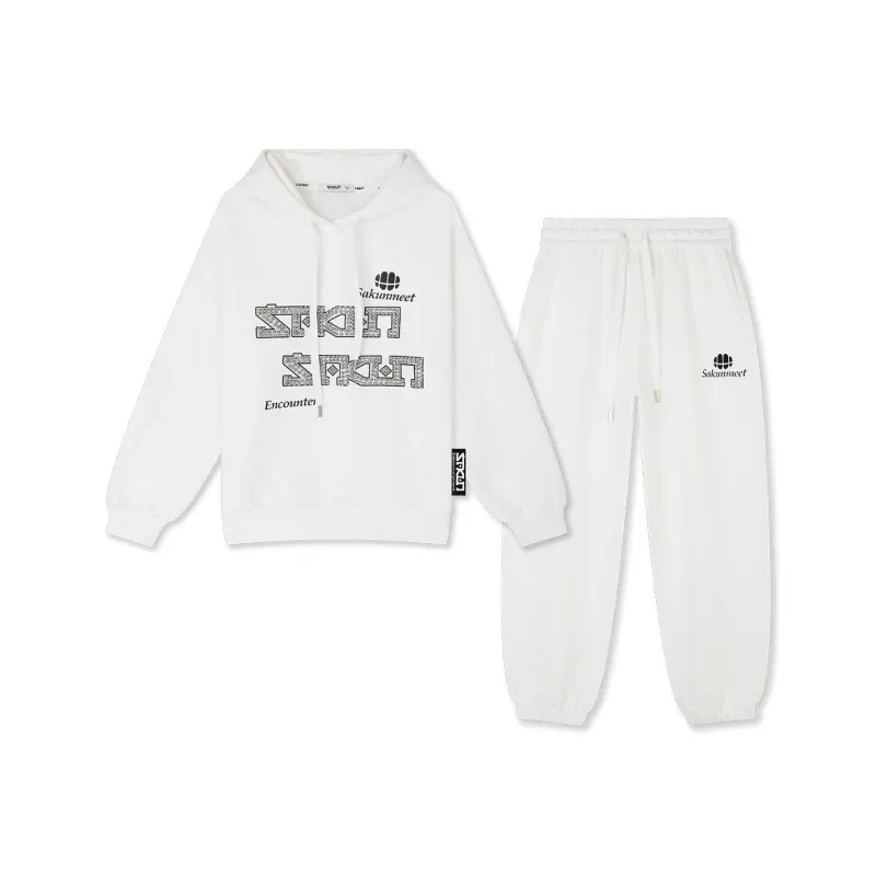 SAKUN Sweatshirt Sets Unisex-5