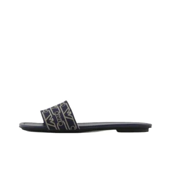 EMPORIO ARMANI Slide Slippers Women's Marine Blue