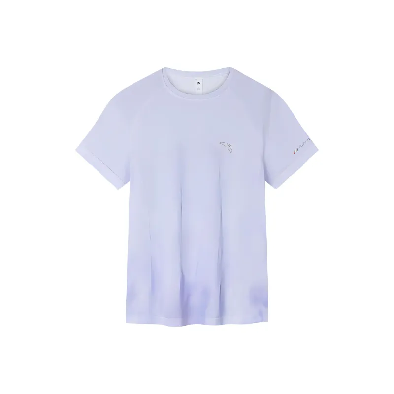 Anta Running Collection T-Shirt Women's Cloudy Purple/Full-Coverage Stamping-0