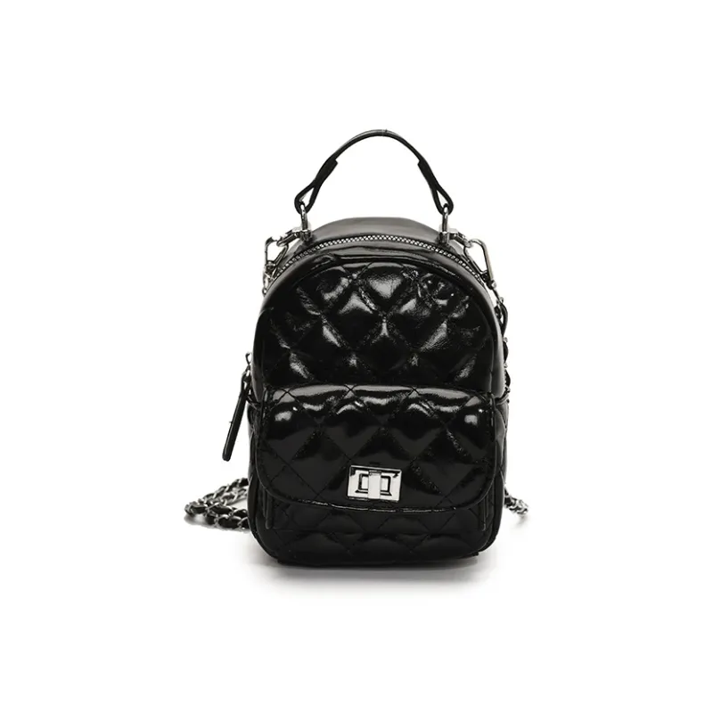 Single Warehouse PU Backpack Women's Multicolor-28