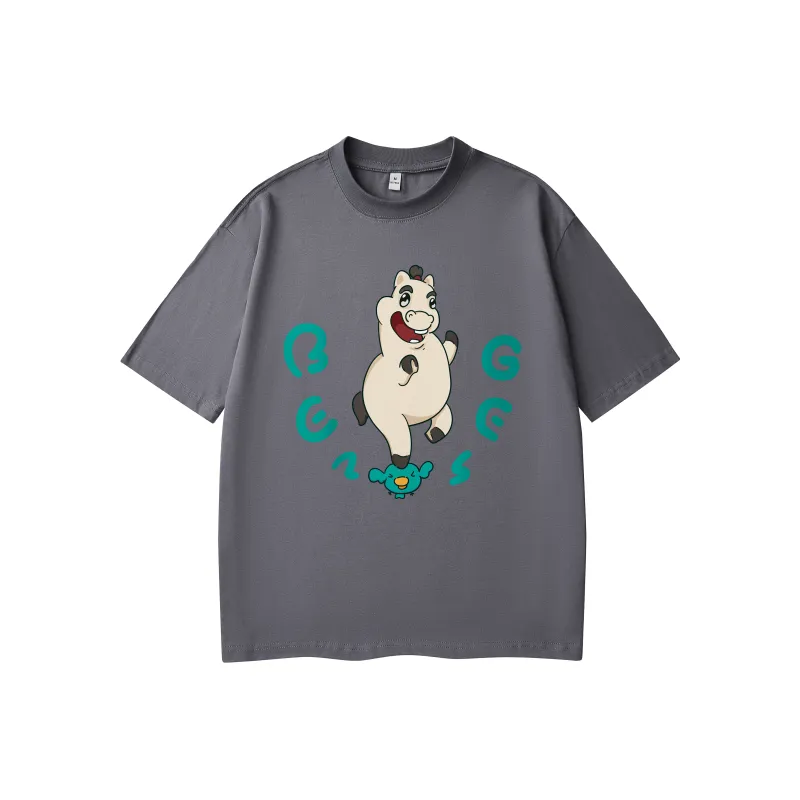 BENGEN Drop Shoulder Sleeve T Shirt Unisex-6