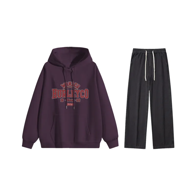 Hurley Sweatshirt Sets Unisex-8