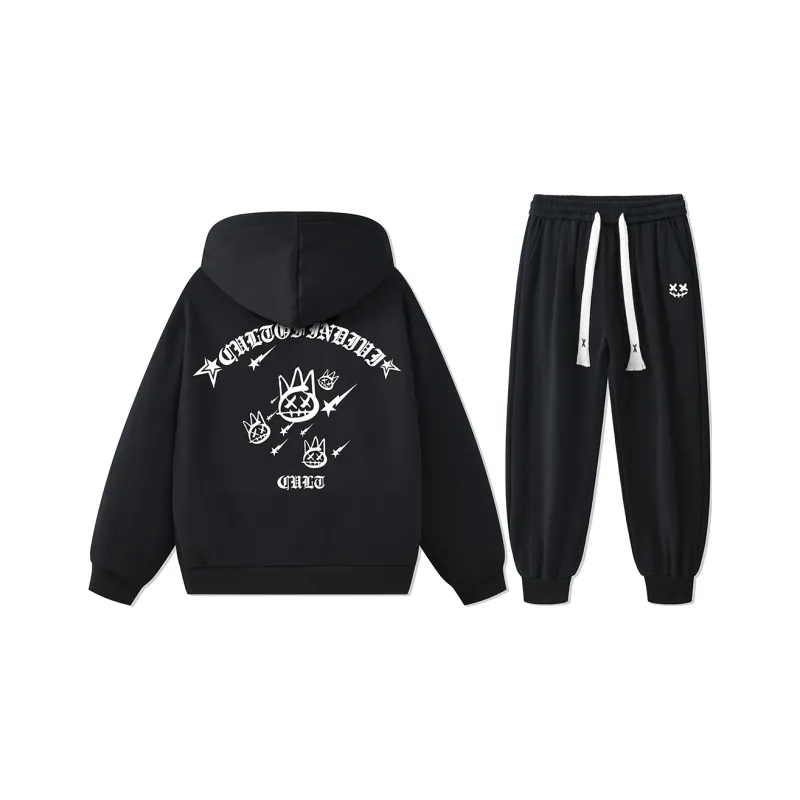 CULT OF INDIVIDUALITY Sweatshirt Set Unisex-0
