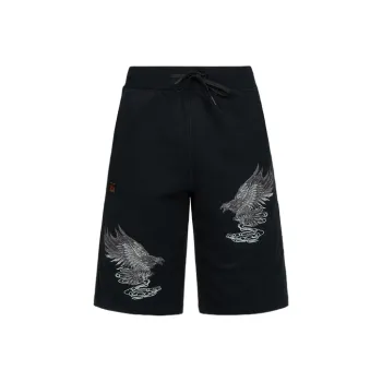 EVISU Sports Shorts Men Black
