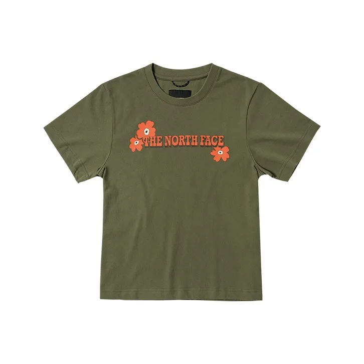 THE NORTH FACE Set in Sleeve T Shirt Women's Green-0