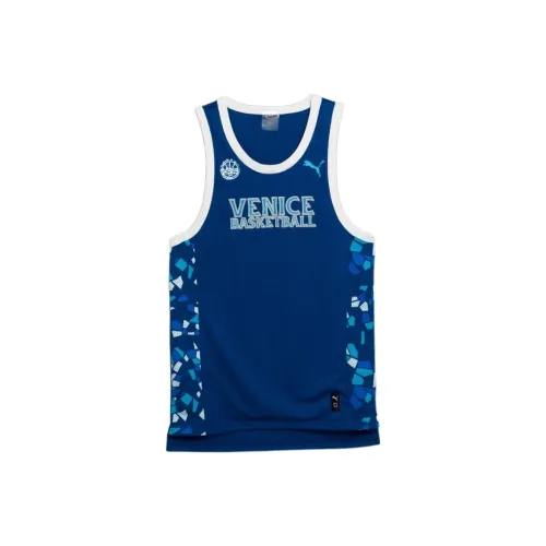 PUMA x WEINISILANQIULIANMENGLIANMINGXILIE Basketball Jerseys Men's Blue