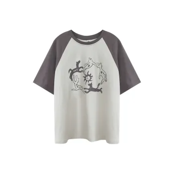 HOT HORSE T Shirt Unisex Gray Purple