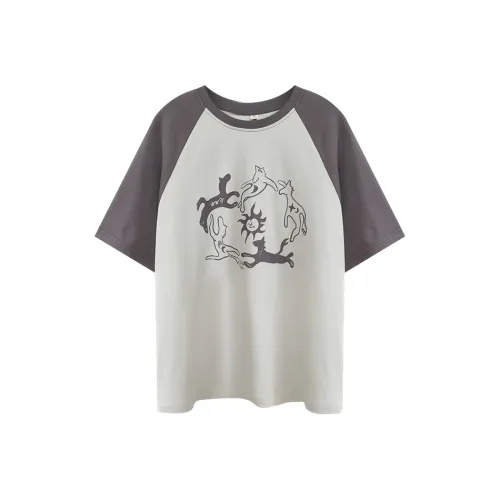 HOT HORSE T Shirt Unisex Gray Purple