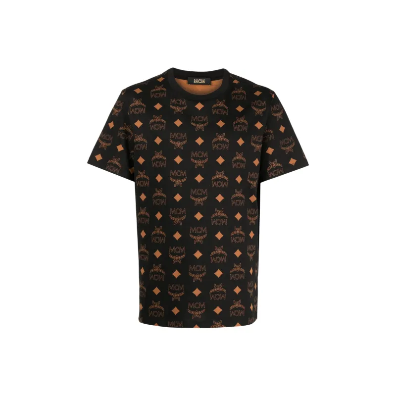 MCM Monogrammed Crewneck T-Shirt-0