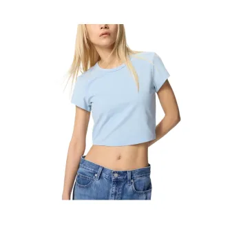 UNIQLO T Shirt Women's Aqua Blue