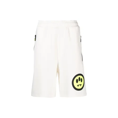 Barrow Logo Printed Thigh Length Track Shorts