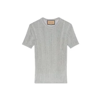 GUCCI T-Shirts Women's Silver