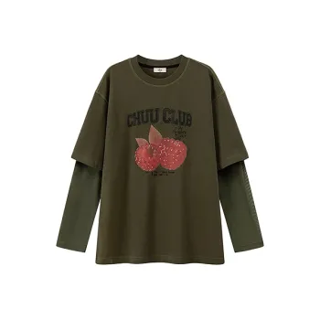 CHUU T Shirt Women's Mustard Green