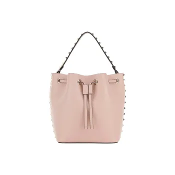 Rockstud Drawstring Bucket Bag