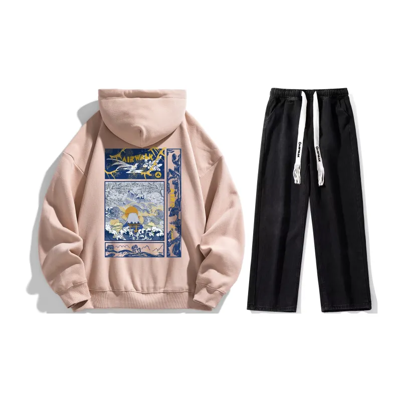 Airwalk Sweatshirt Sets Unisex-13