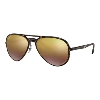 RayBan Injection Aviator Sunglasses Unisex Brown
