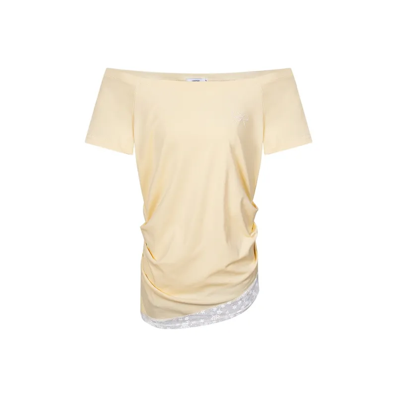 CUWU T Shirts Women's Yellow-0
