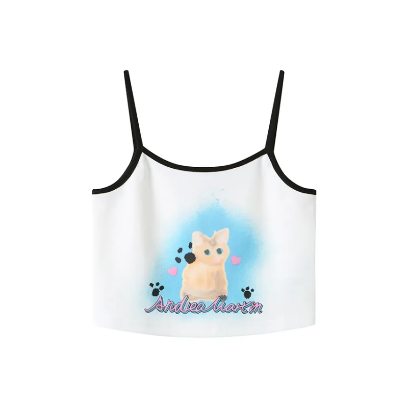ANDREA MARTIN Tank Top Women's White-0