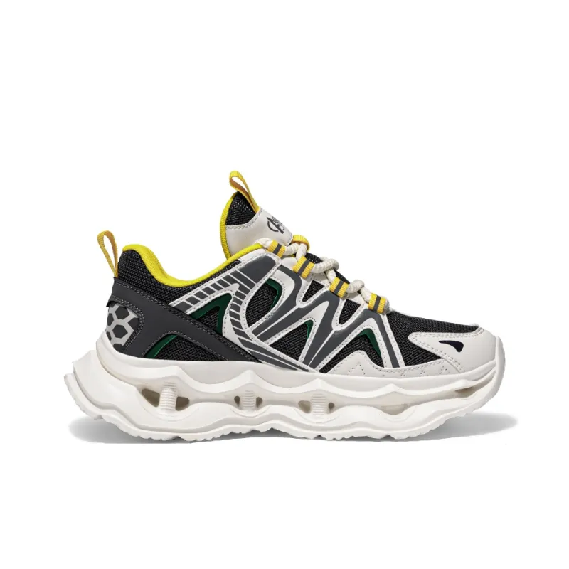 OFFER AITR Cushioning Slip Resistant Height Increasing Low Top Chunky Sneakers Men's-7