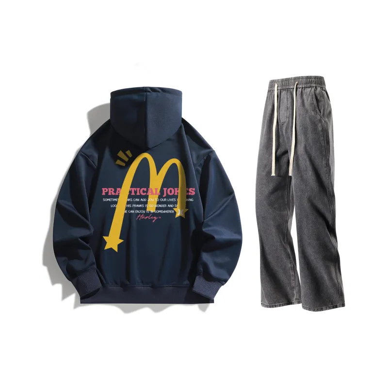 Hurley Sweatshirt Sets Unisex-34