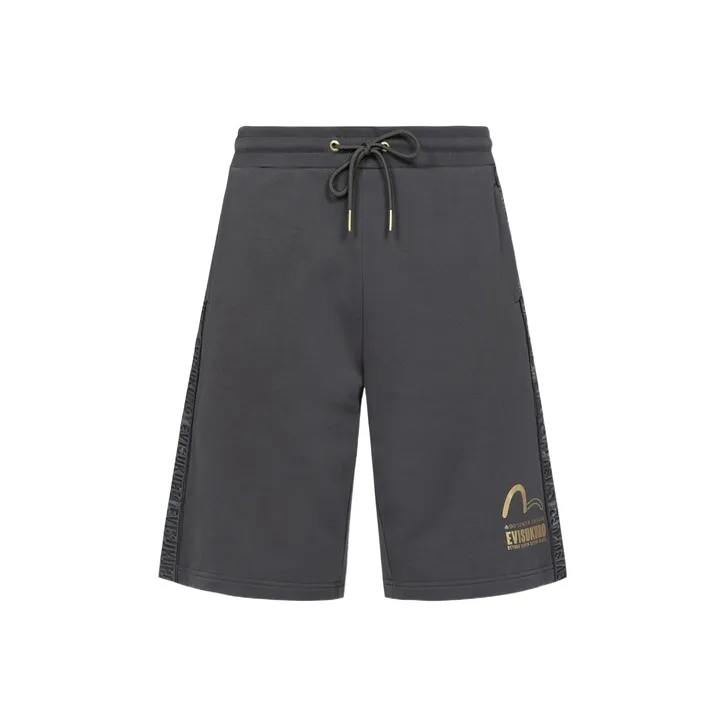 EVISU Sports Shorts Men Dark Gray-0