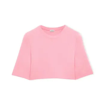 LOEWE Short Sleeved Cropped Top