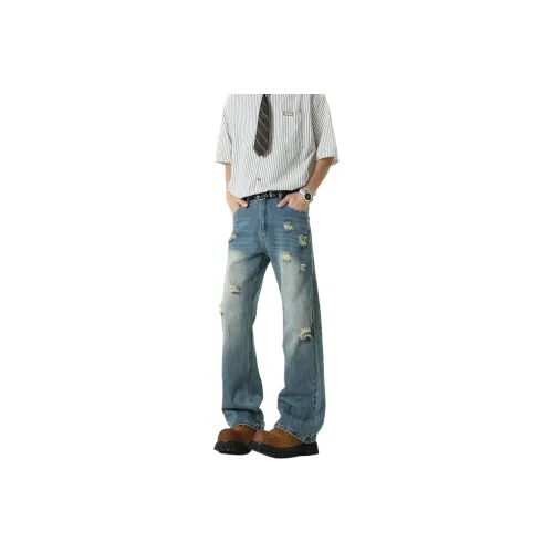 Mackyo Jeans Unisex Blue