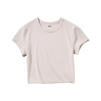 UNIQLO T Shirt Women's Oatmeal Beige