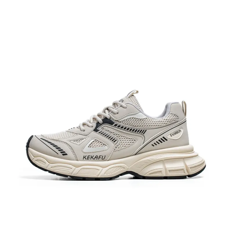 KEKAFU Lightweight Low Top Chunky Sneakers Men's-5