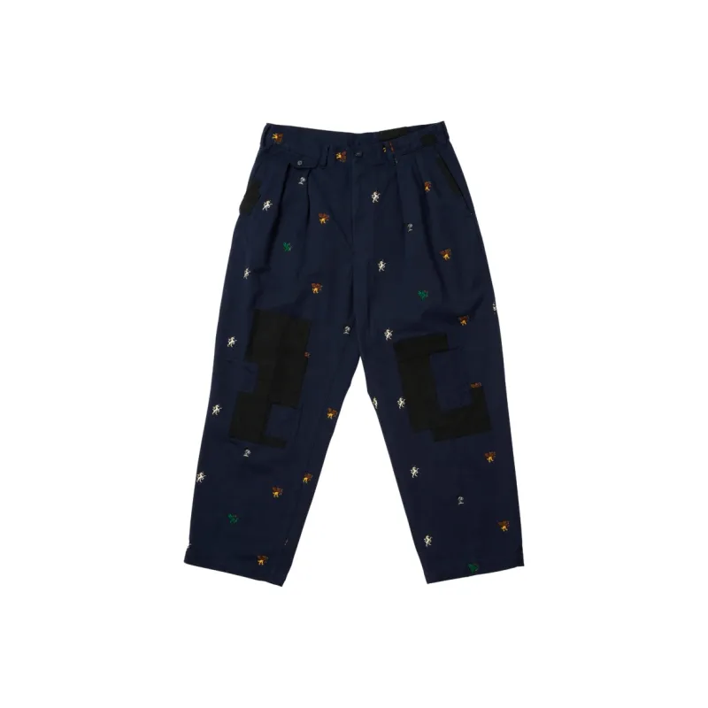 PALACE X Beams Plus Pleated Twill Trousers-0