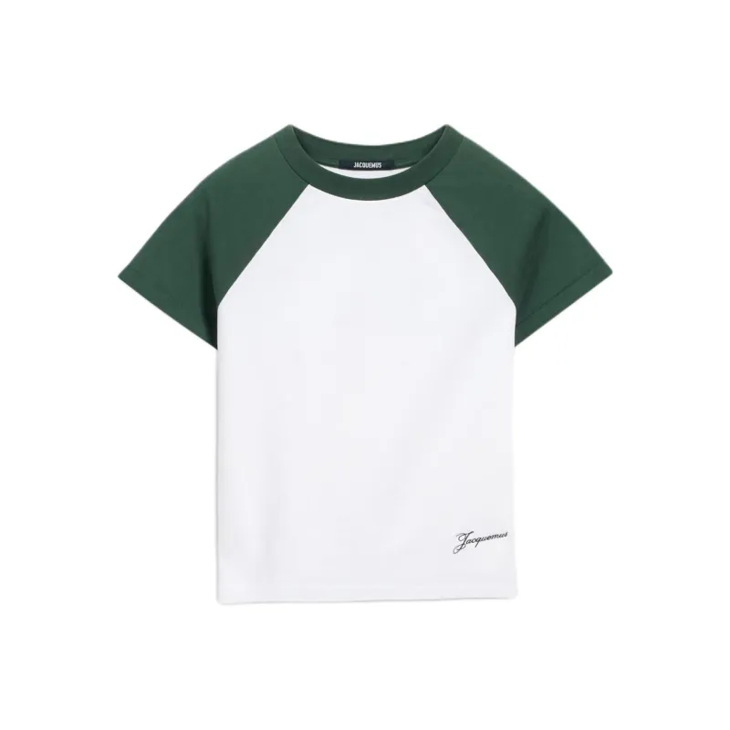 Jacquemus Le Mini T Shirt Baseball 'Multicolor/Green'-0