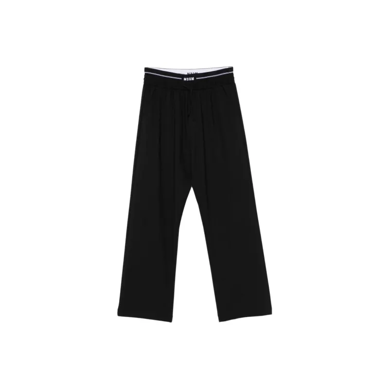 MSGM Casual Pants Men Black-0