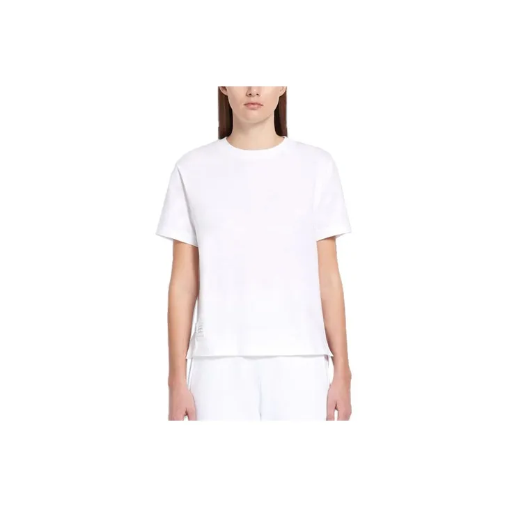 THOM BROWNE Logo Patch Crewneck T-Shirt-0