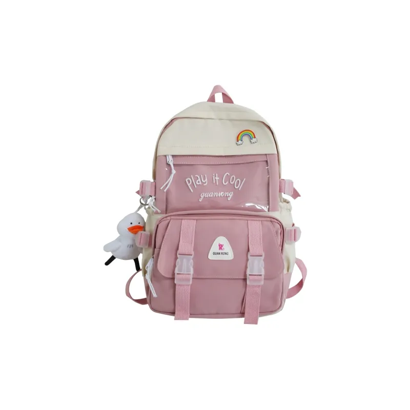 ZOGA Nylon With PVC Backpack Women's Multicolor-2