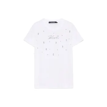 KARL LAGERFELD / Karl Lagerfeld Jeans Logo embellished T shirt