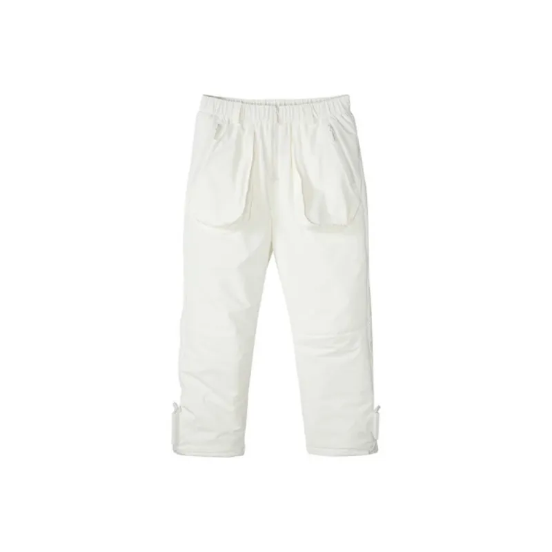 NORVINCY Elastic Waistband Loose Fit Pants Northeast Windproof Casual Pants Unisex-5