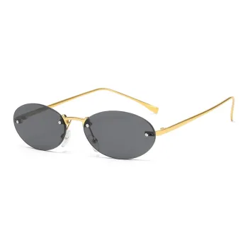 NOME Metal Oval Sunglasses Unisex