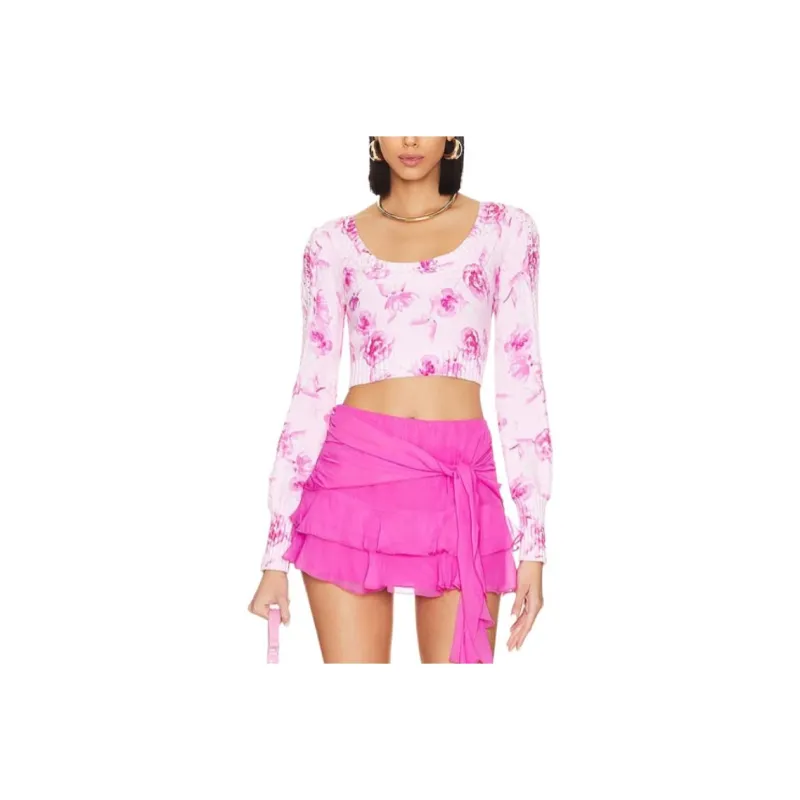 LOVESHACKFANCY T-Shirt Women's Pink-0