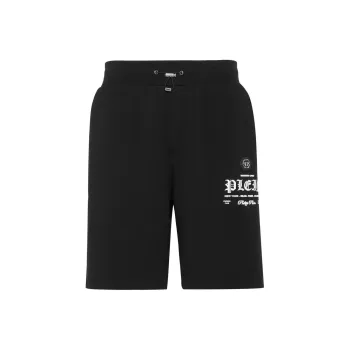 PHILIPP PLEIN FW23 Sports Shorts Men's Black