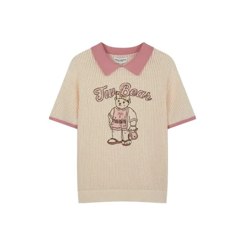Teenie Weenie Drop Shoulder Sleeve T Shirt Women's Ivory