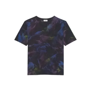 SAINT LAURENT T Shirts Women's Blue